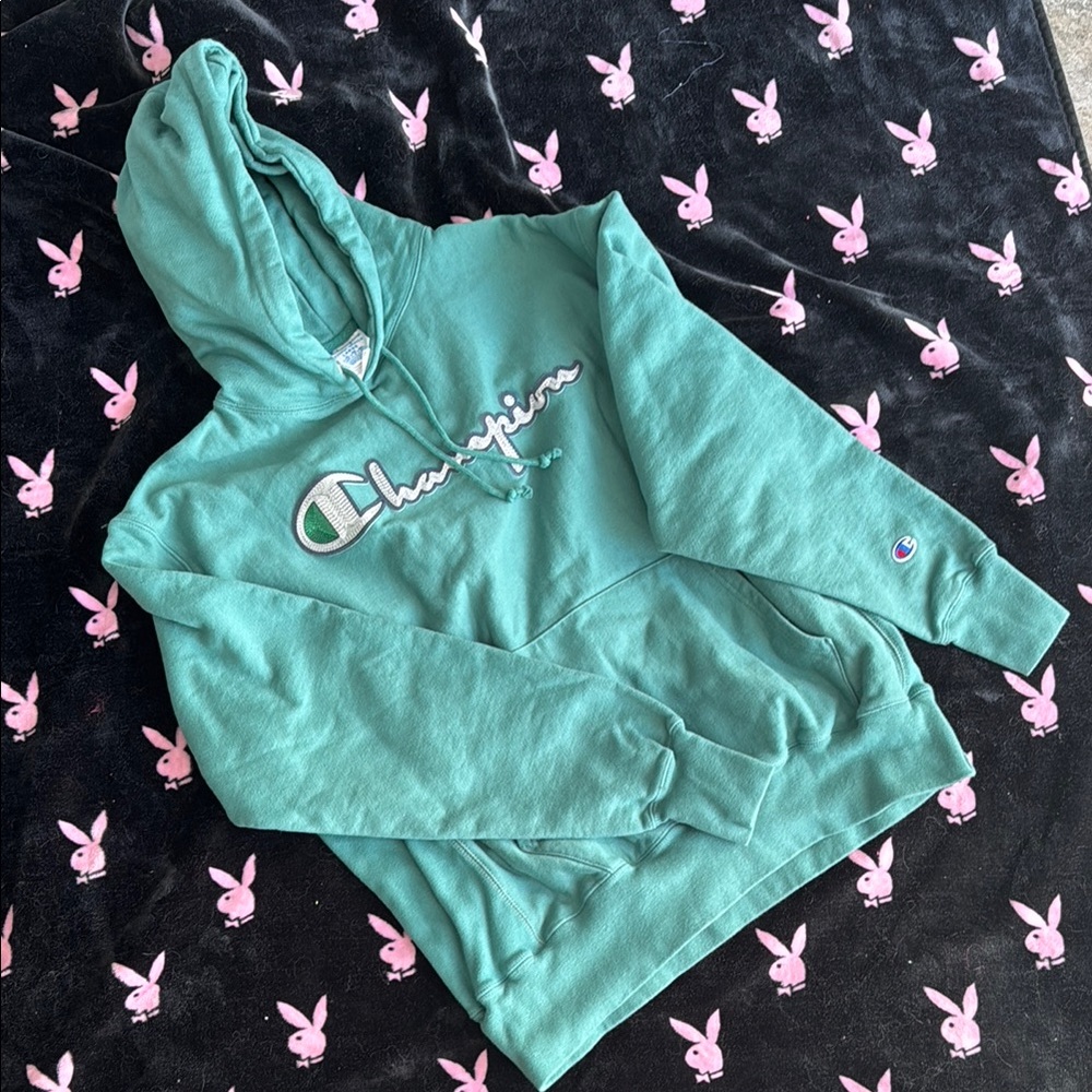Champion Green Hoodie